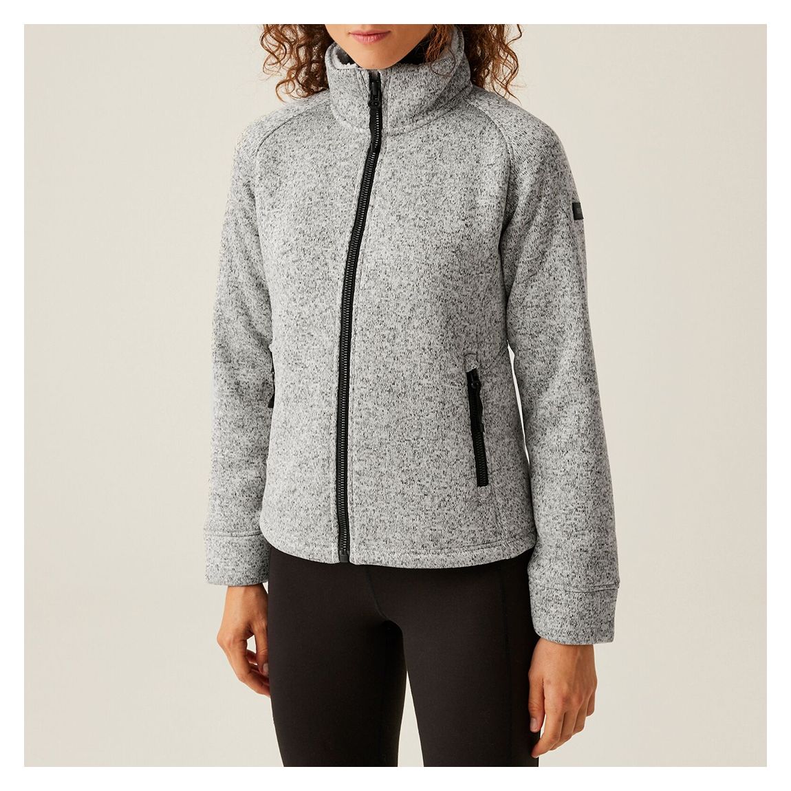 Grey Emilide Full Zip Fleece main product photo