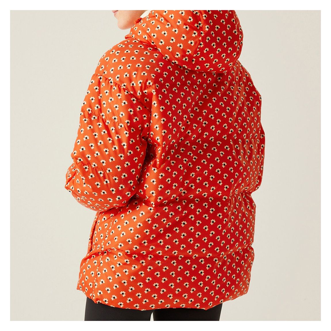 Red Orla Kiely Padded Coat main product photo
