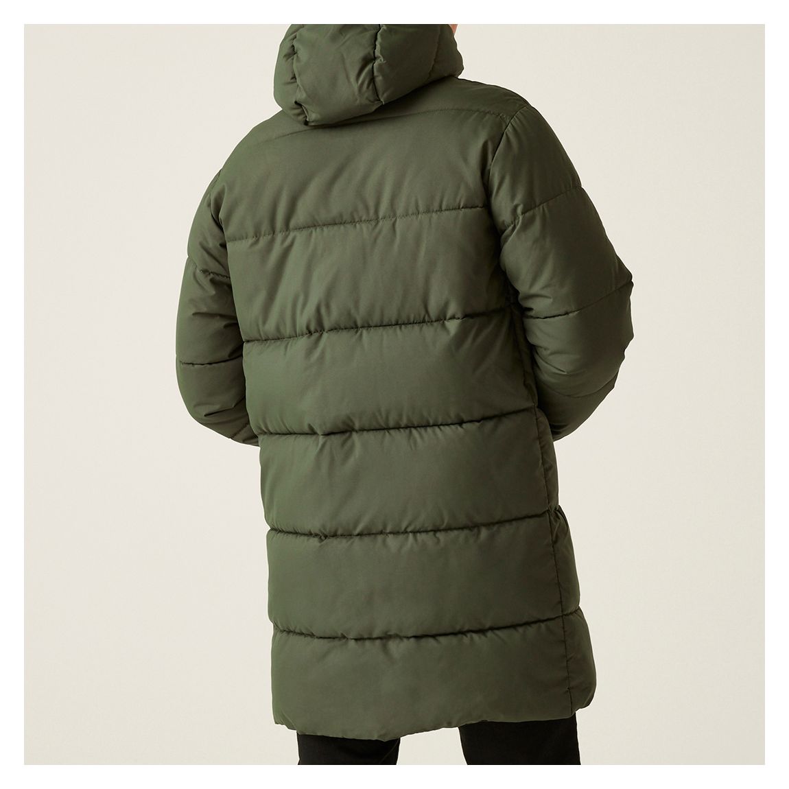 Khaki Hayleyn Padded Coat main product photo