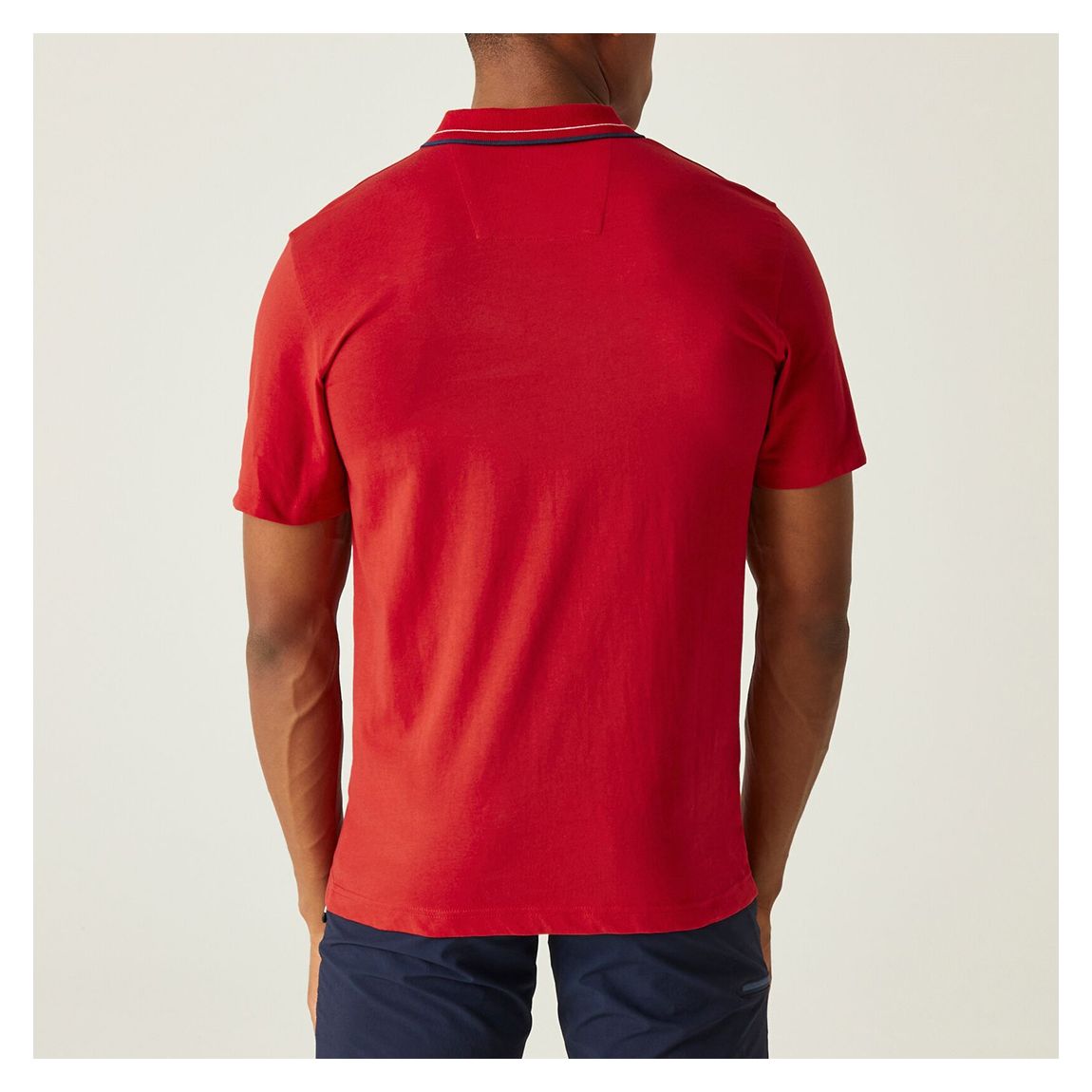Red Forley Cotton Polo main product photo