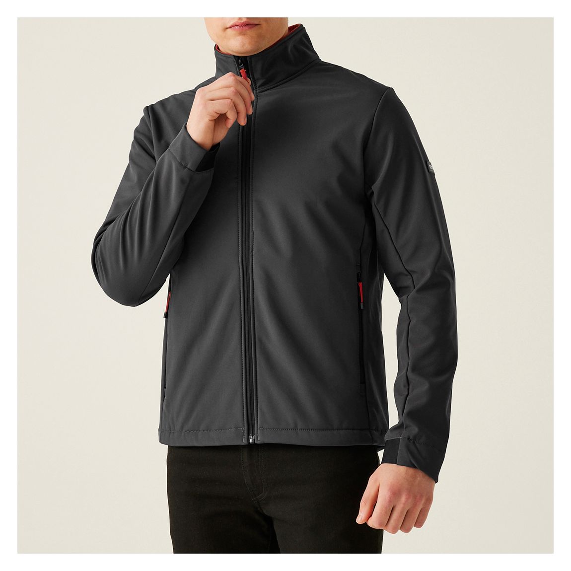 Charcoal Dendrick Softshell Jacket main product photo