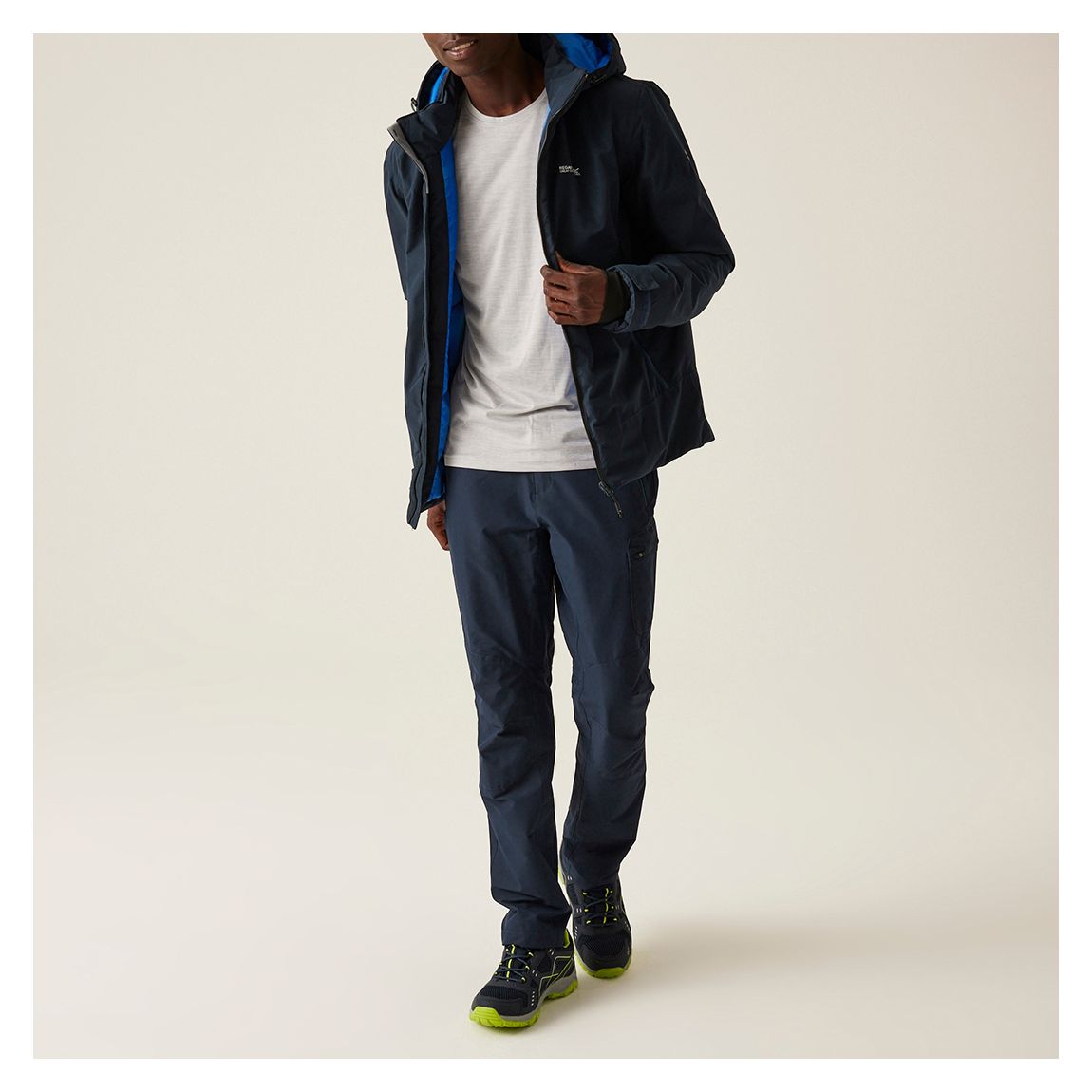 Navy Frelton Waterproof Jacket main product photo