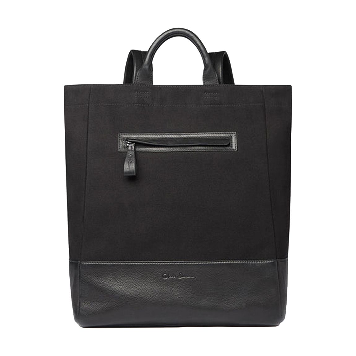 Black Waterford Leather Blend Backpack main product photo