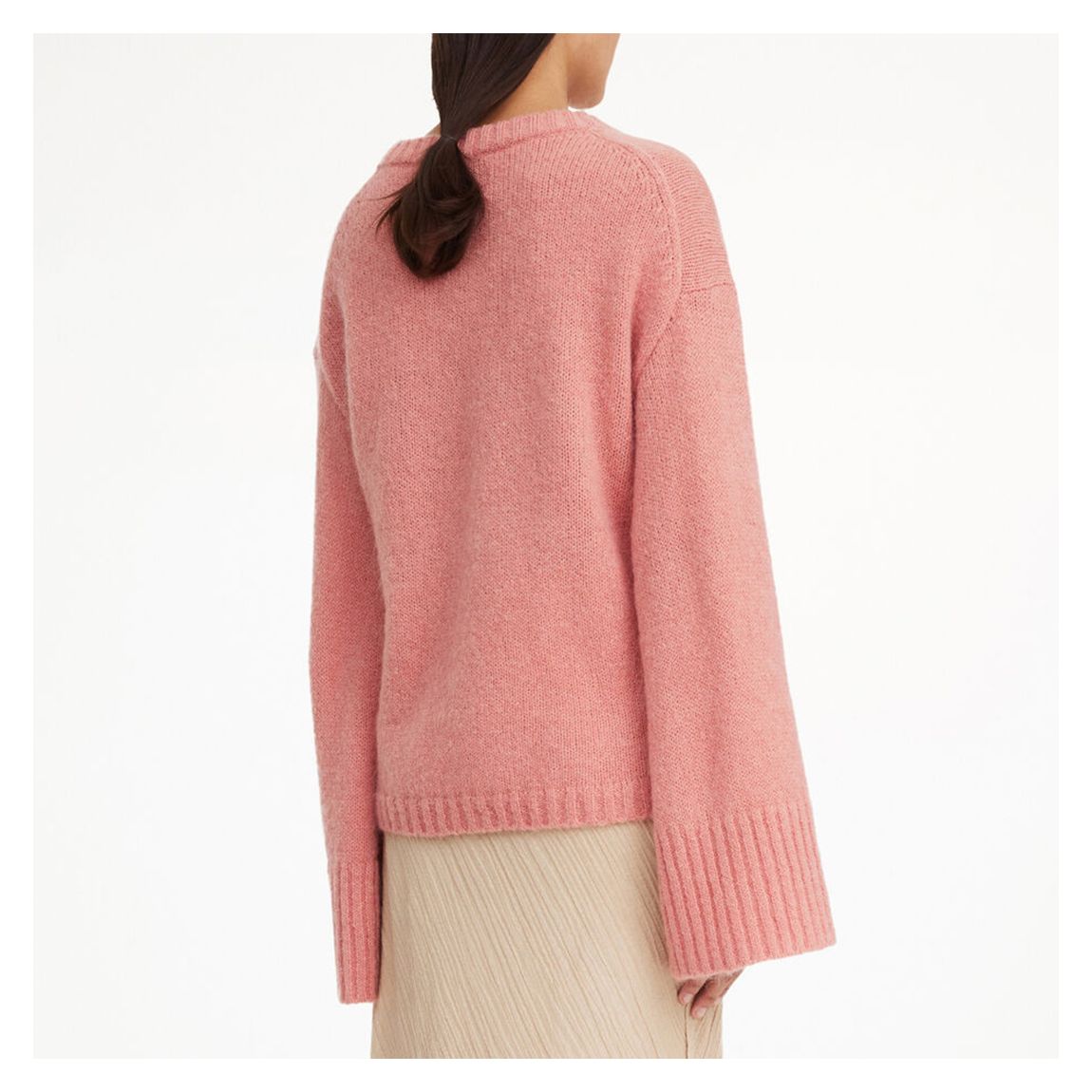 Pink Cierra Knit Wool Blend Jumper main product photo