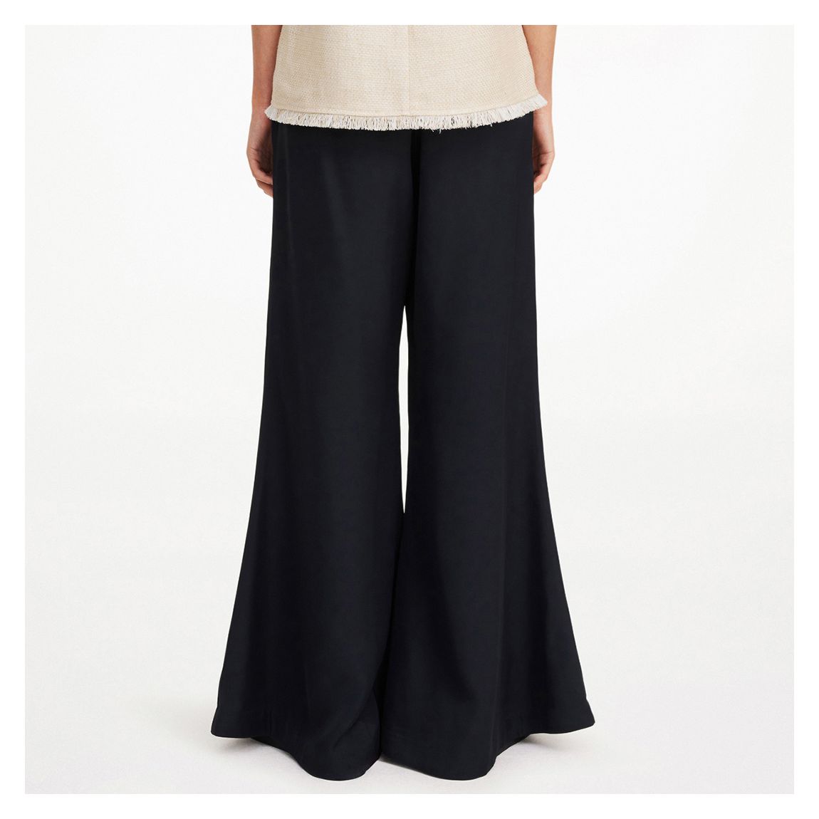 Black Lucee Flare Trousers main product photo