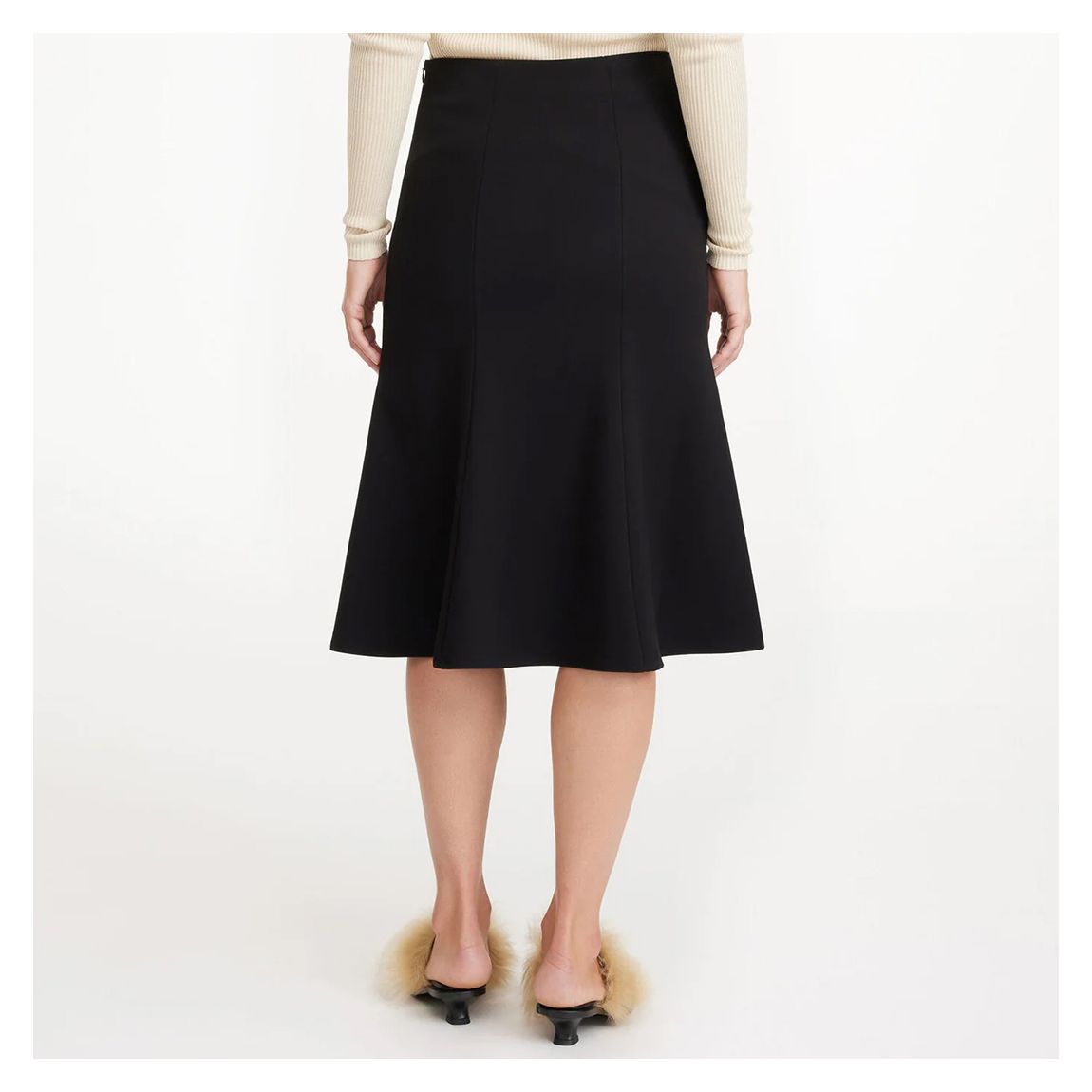 Black Atlee Flare Skirt main product photo