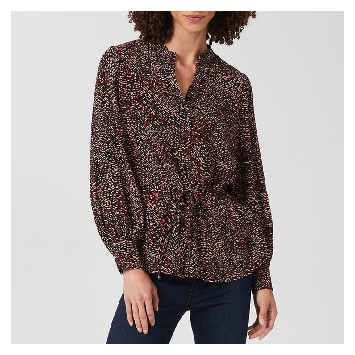 Black Rosalia Printed Blouse main product photo
