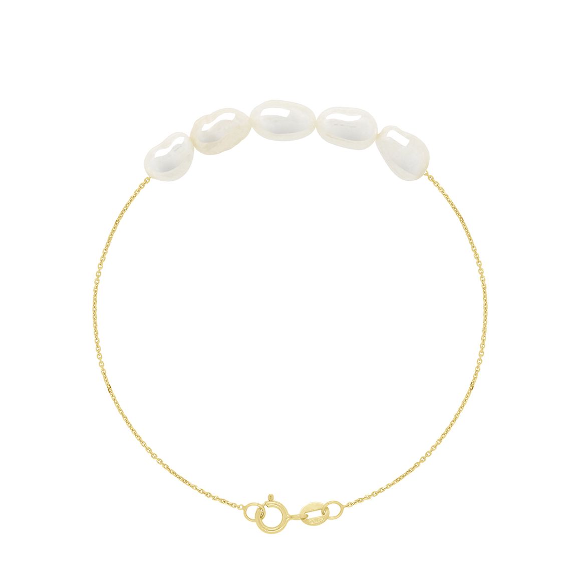 Natural White Freshwater Pearl Bracelet 6-7 Mm main product photo