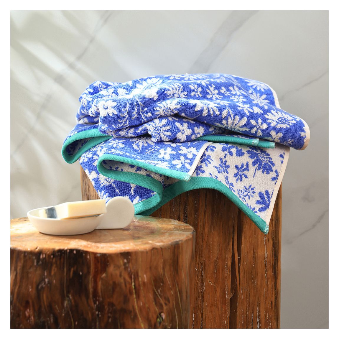 Ally Cornflower Hand Towel main product photo