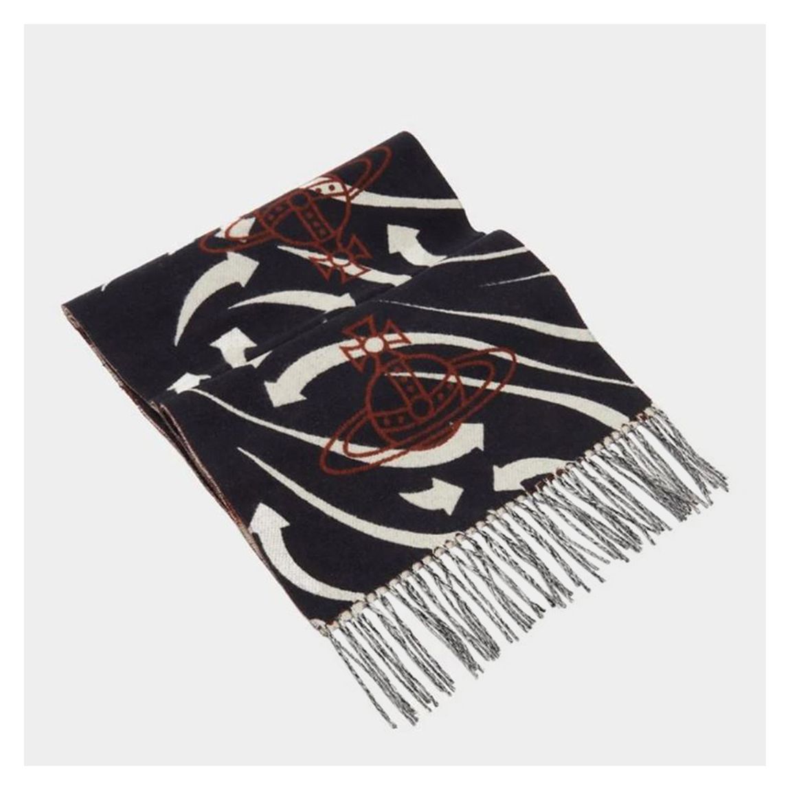 Navy Blue Arrow Scarf main product photo