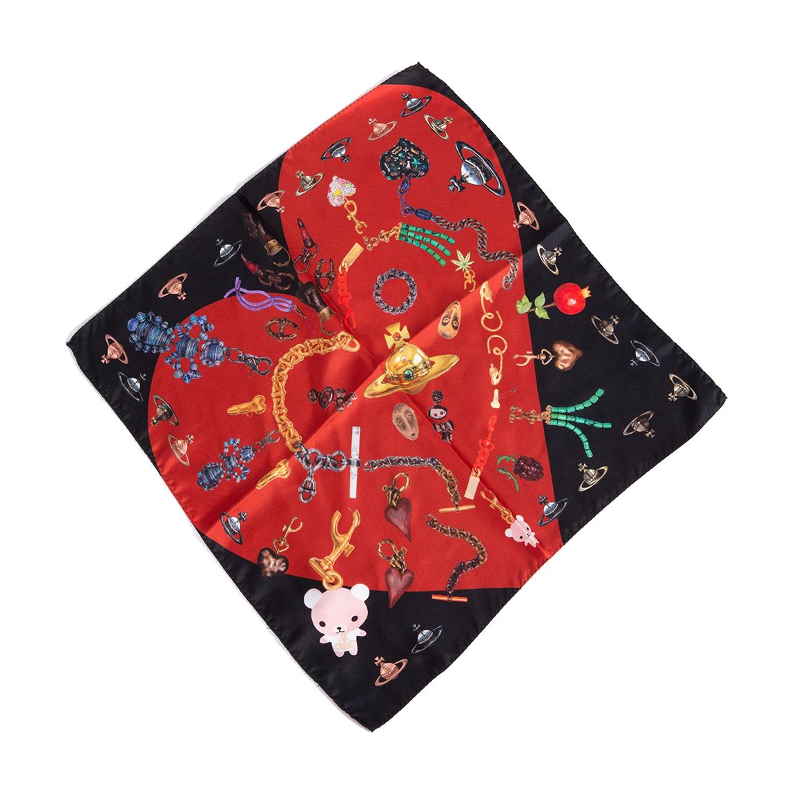 Black Heart Of Jewels Scarf main product photo