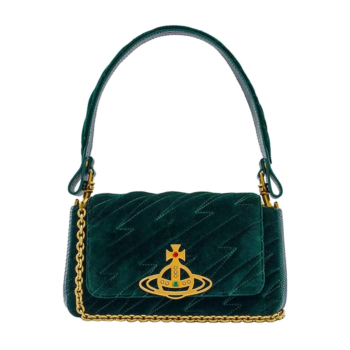 GREEN HAZEL QUILTED SMALL Handbag main product photo
