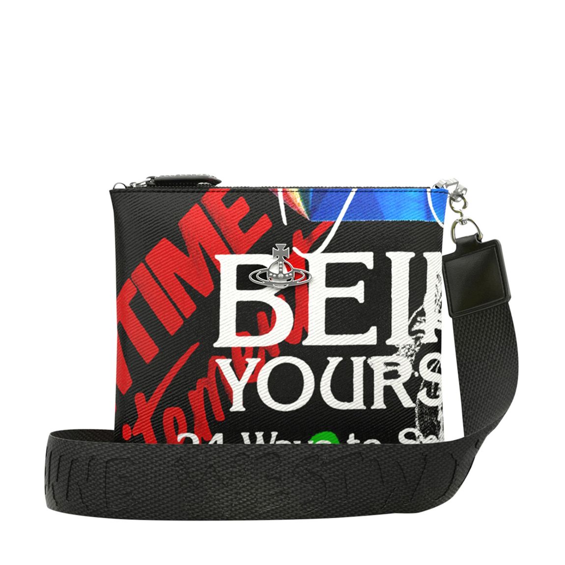 Black Multi Squire Webb Strap Crossbody main product photo
