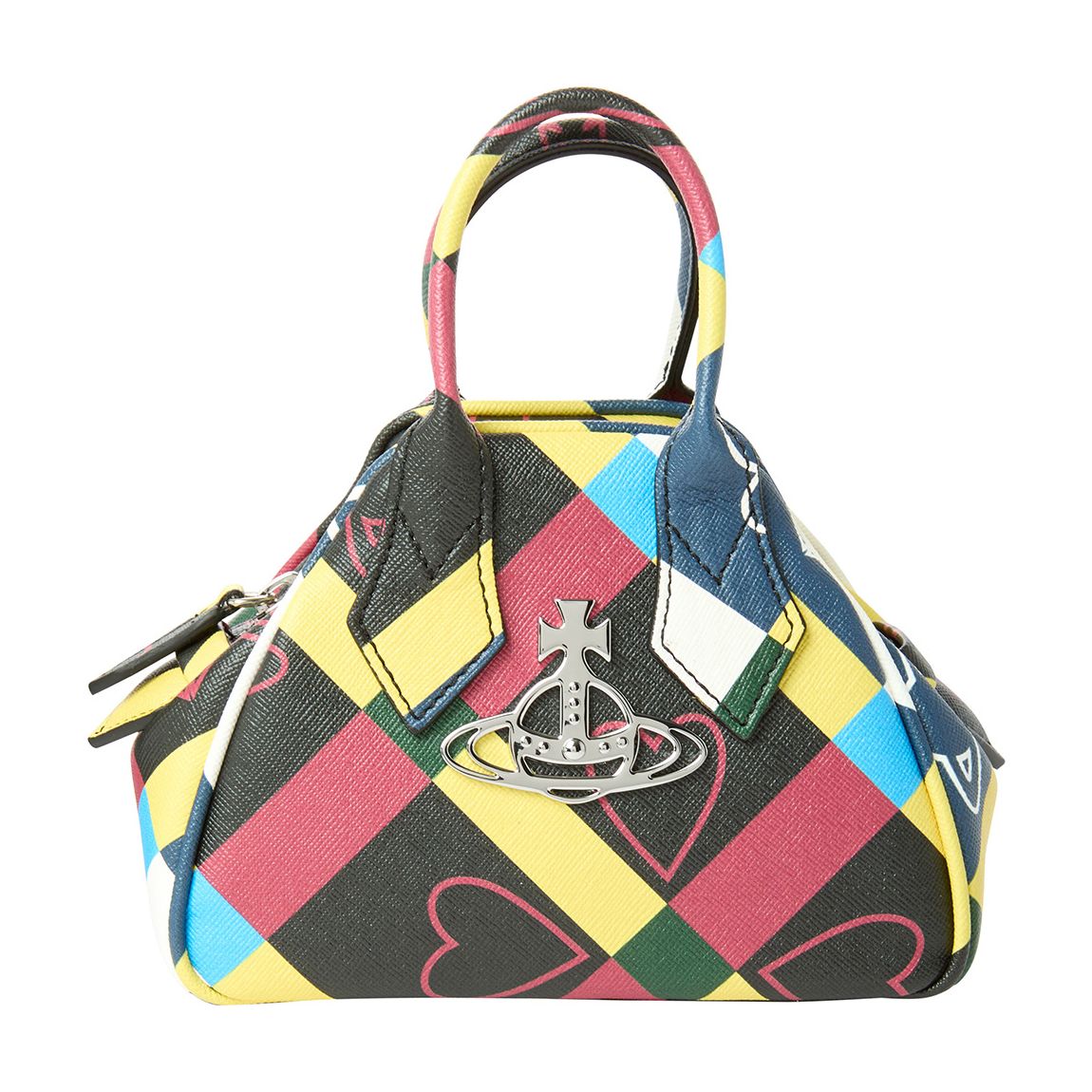 Orb & Heart Check Mini Yasmine Handbag main product photo