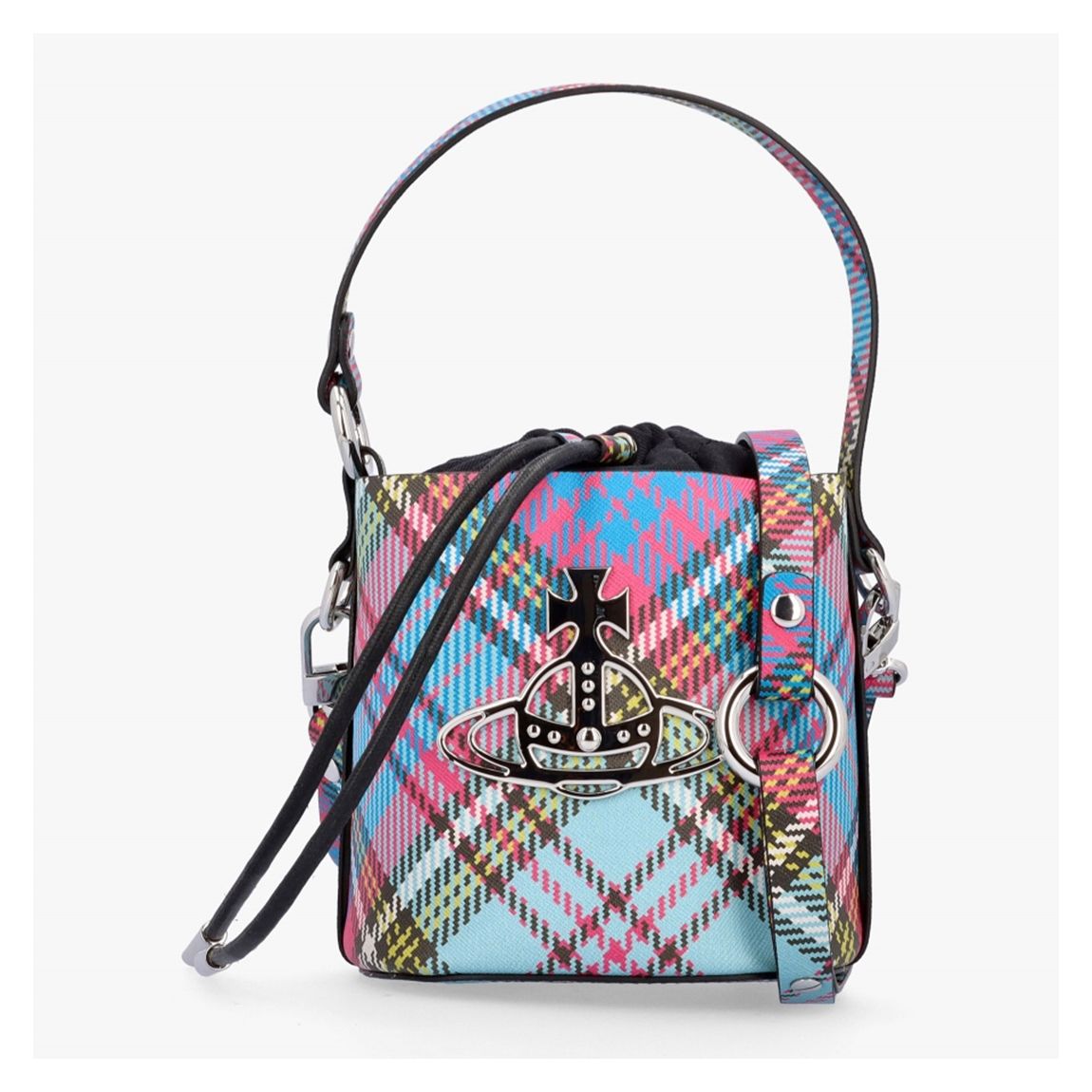 McAndy Tartan Daisy Drawstring Bucket main product photo