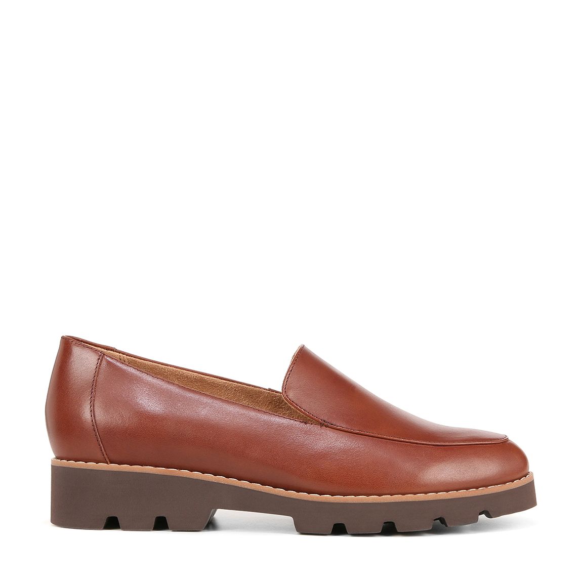 Brown Leather Kensley Loafer main product photo
