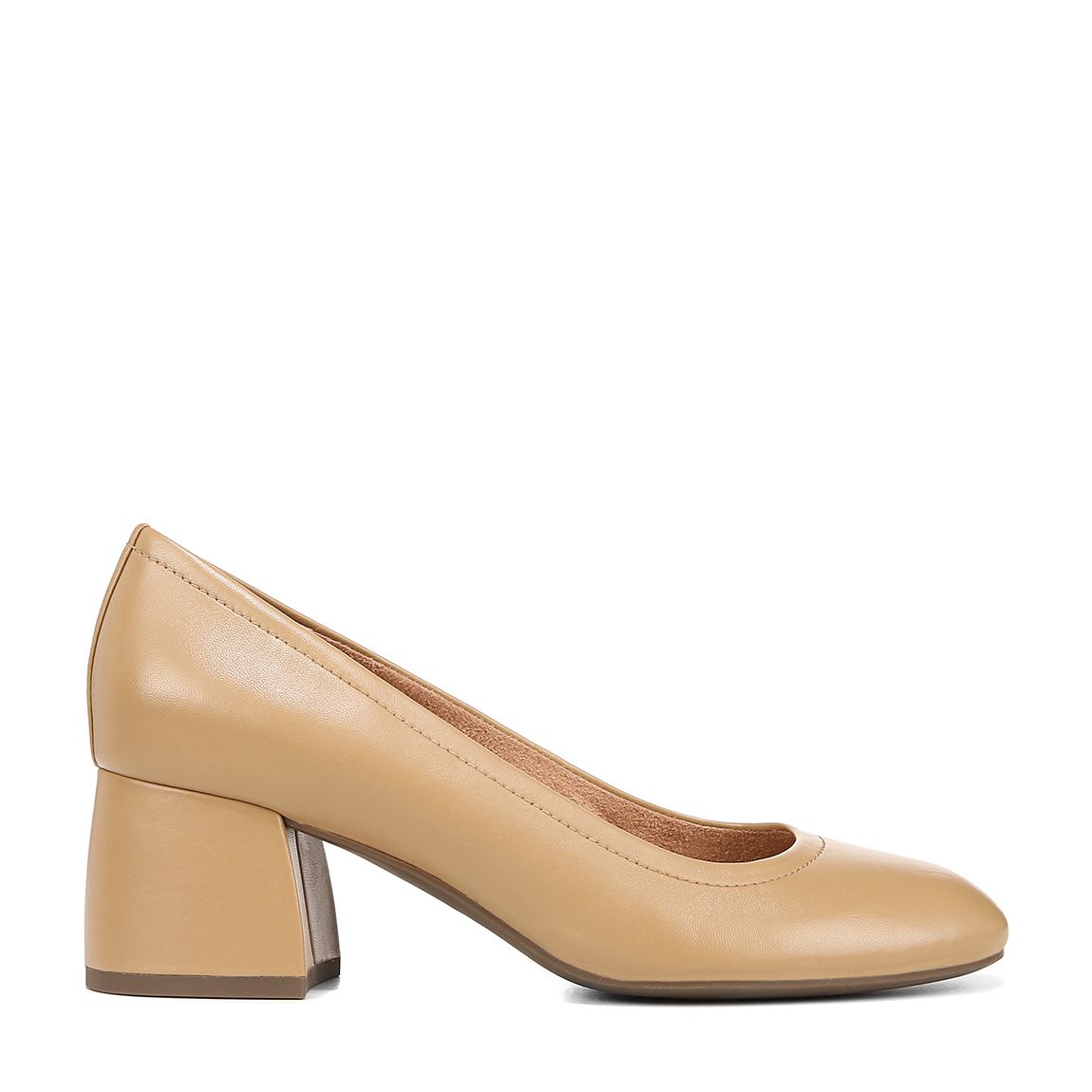 Camel Leather Carmel Court Heel main product photo