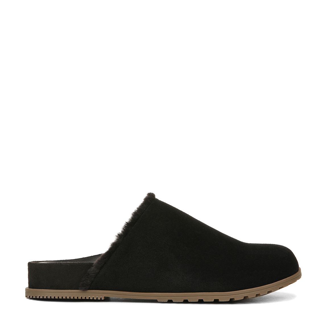 Black Suede Arlette Clog main product photo