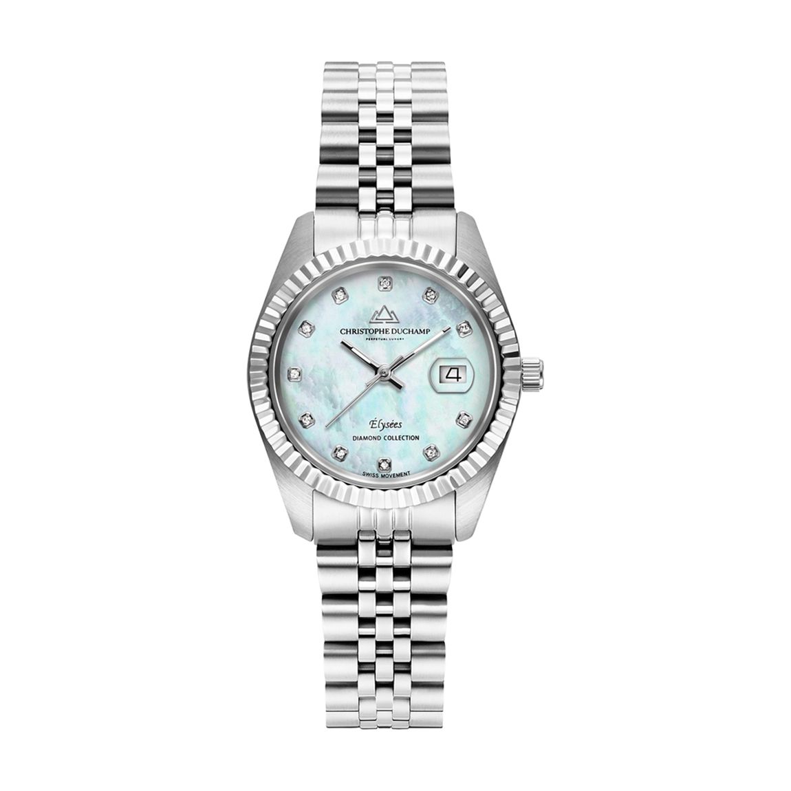 Women's Light Blue Mother Of Pearl Elysees Watch main product photo