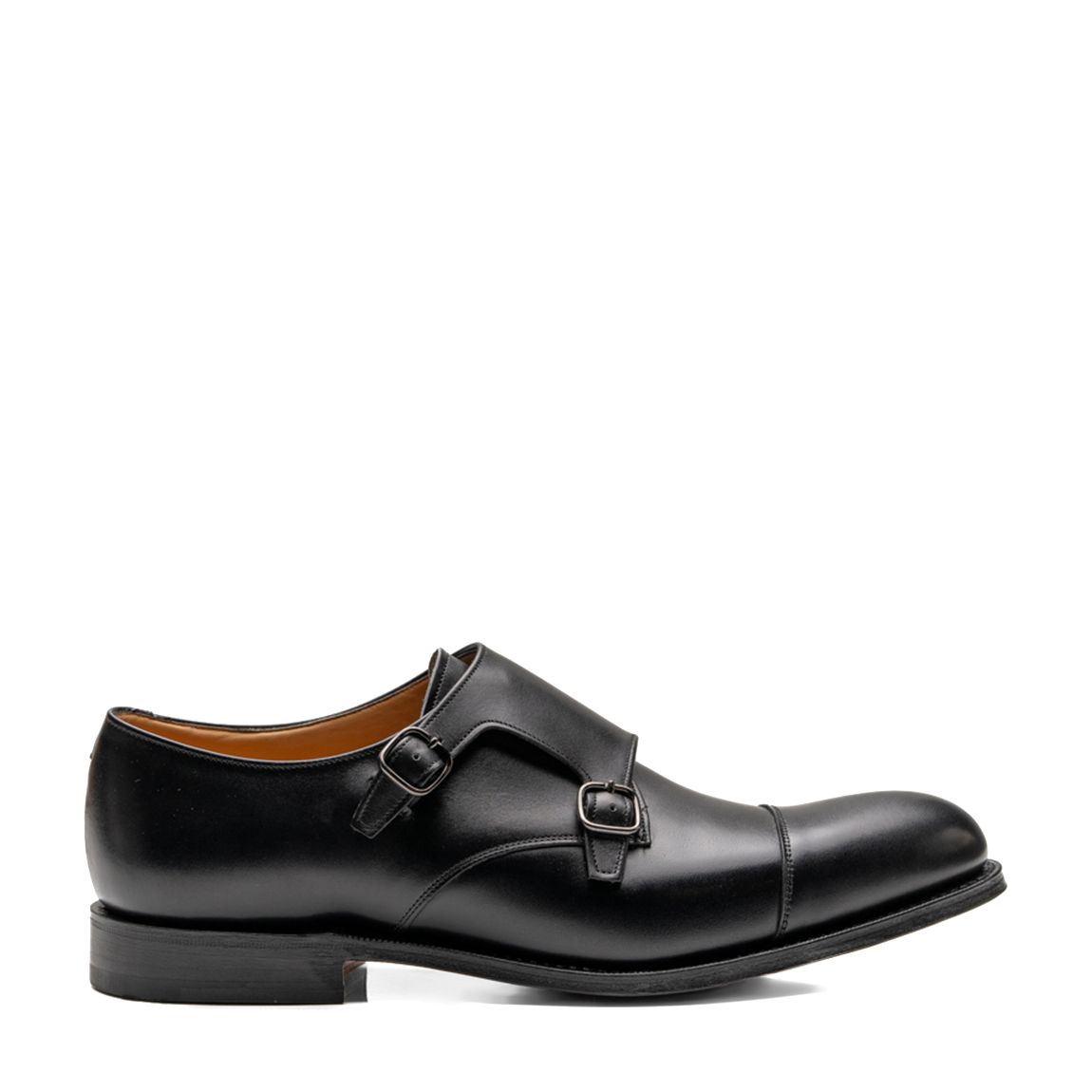 Black Detroit Monk Strap Formal Shoe main product photo