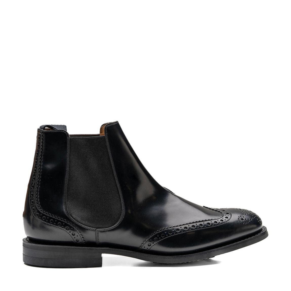 Black Ravenfield Leather Ankle Boots main product photo