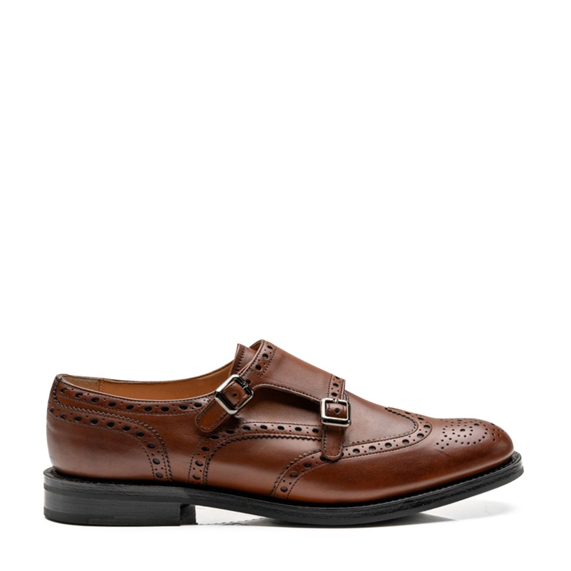 Tan Lana R Monk Brogue Shoe main product photo