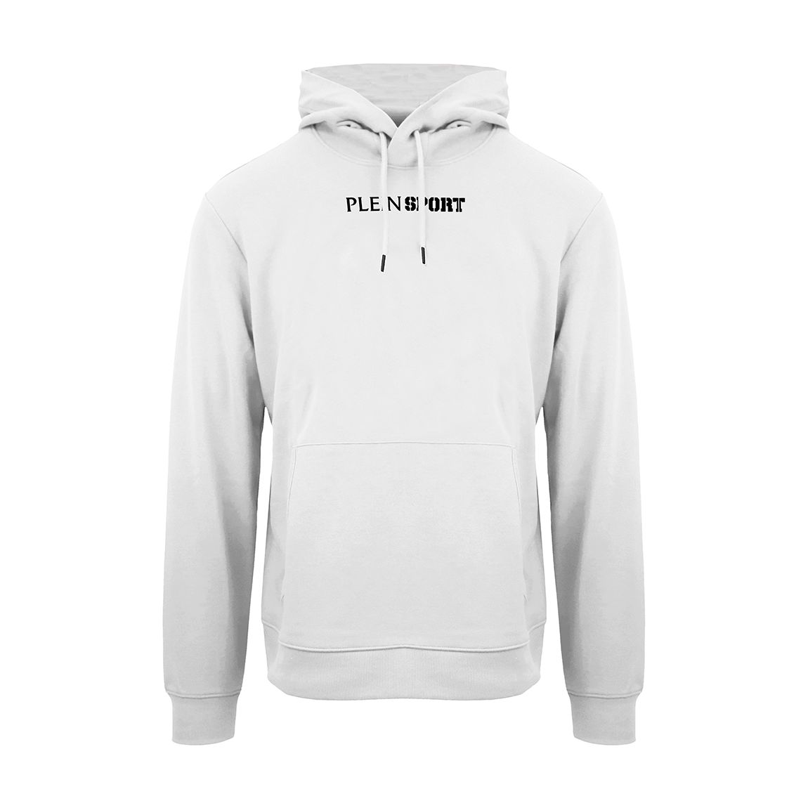 White Circle Back Print Hoodie main product photo