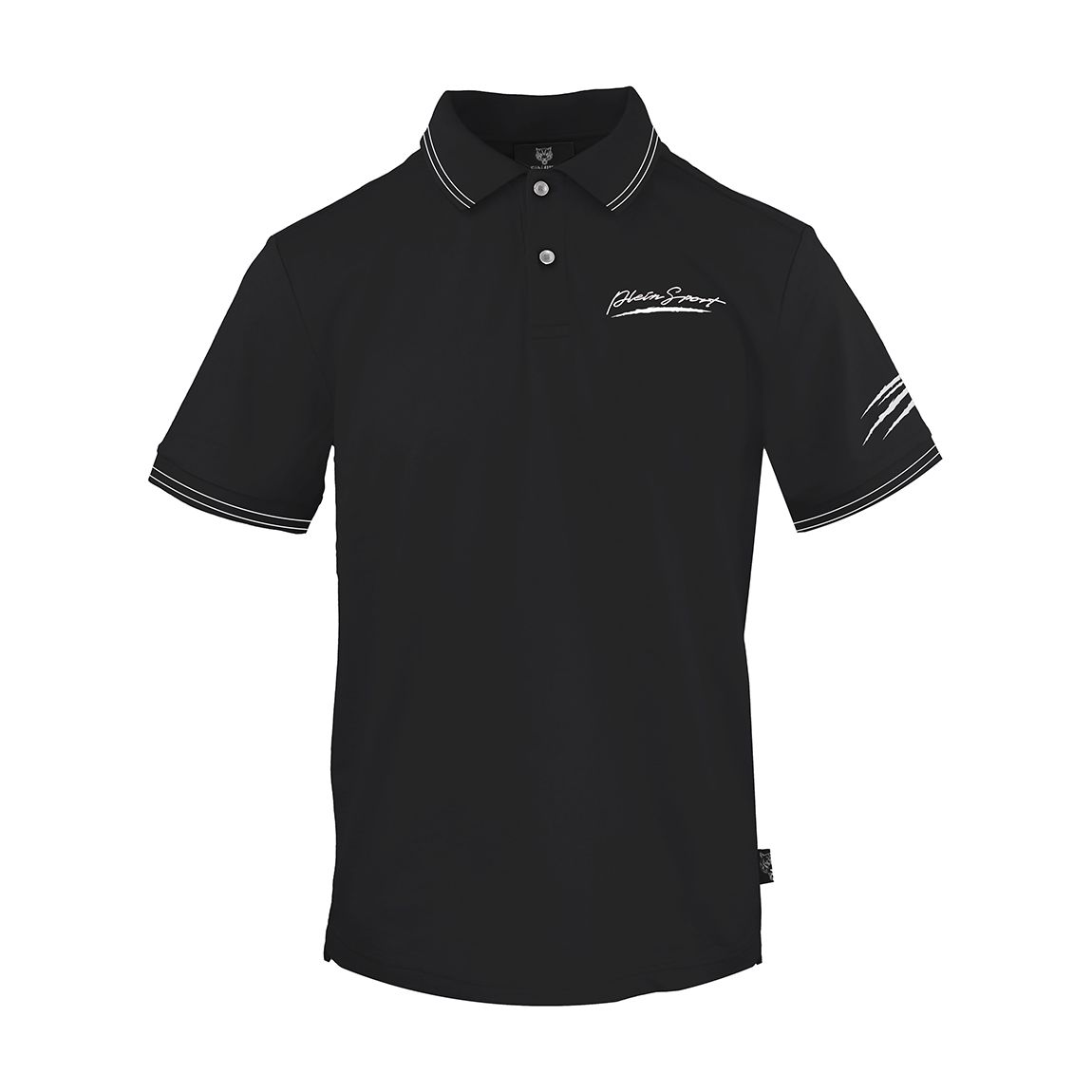 Black Cotton Tipped Polo main product photo