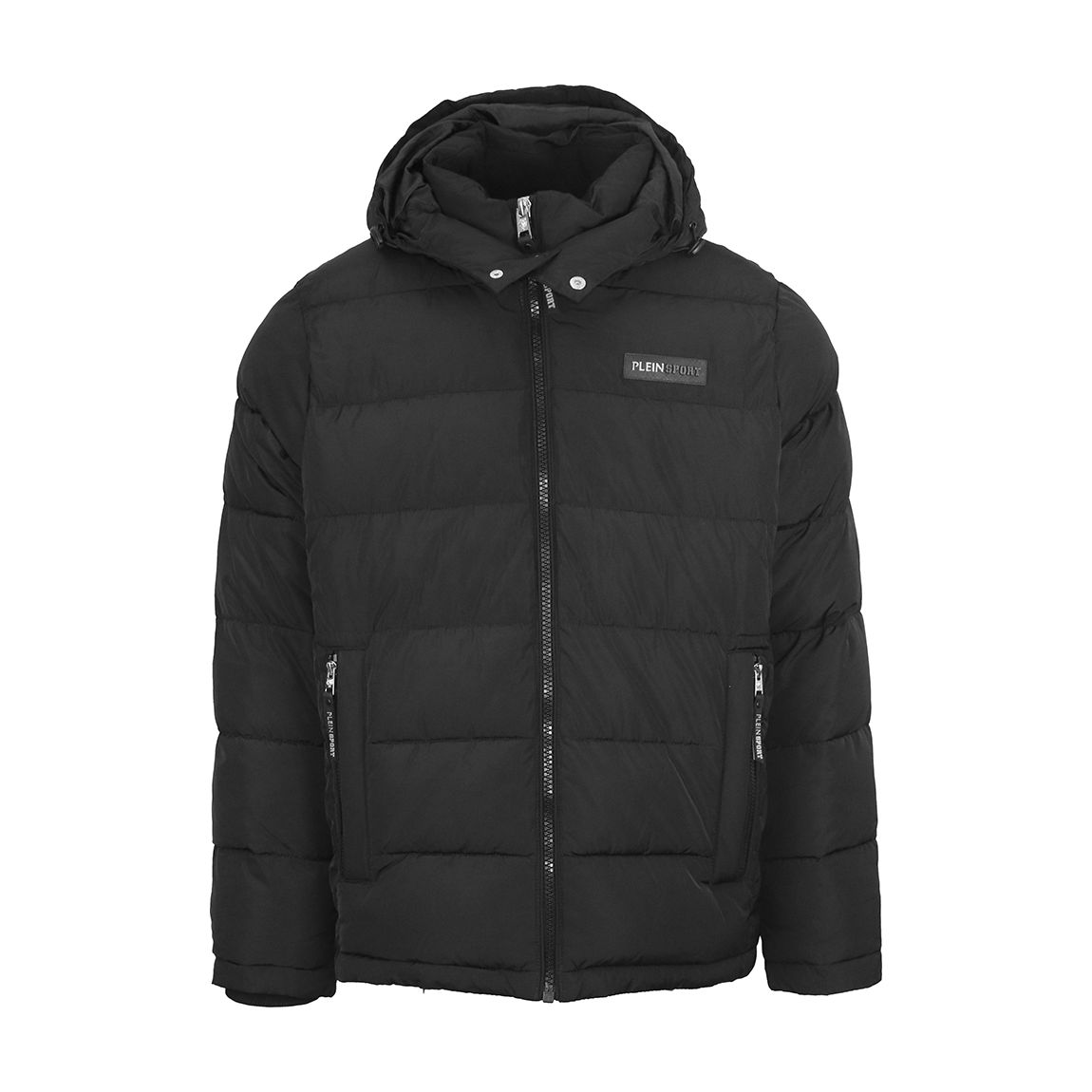 Black Insulated Puffer Jacket main product photo