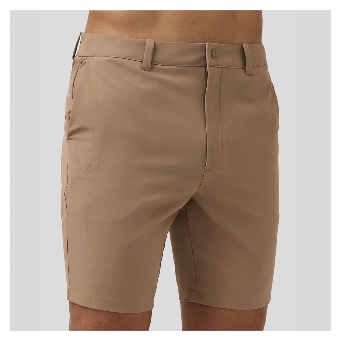 Beige Golf Lightweight Shorts main product photo