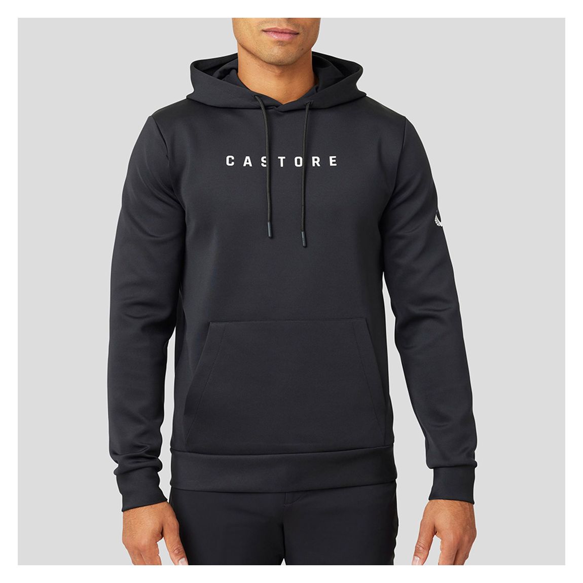 Black Scuba Logo Hoodie main product photo