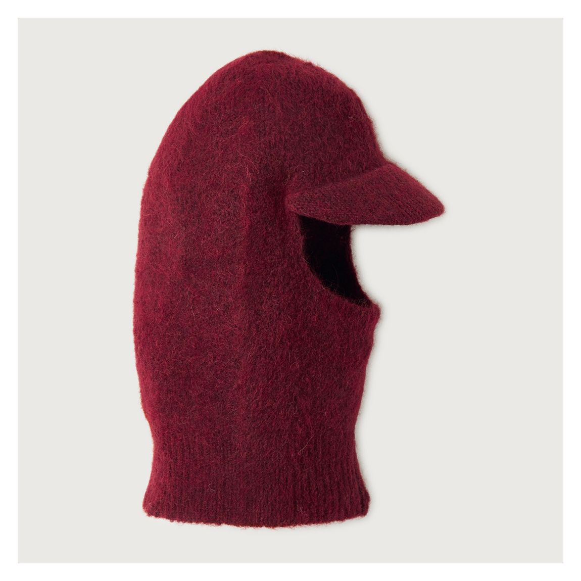 Red Hooded Wool Blend Balaclava main product photo