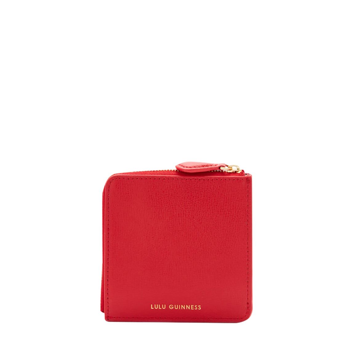 Red London Travel Stamps Square Coin Purse main product photo