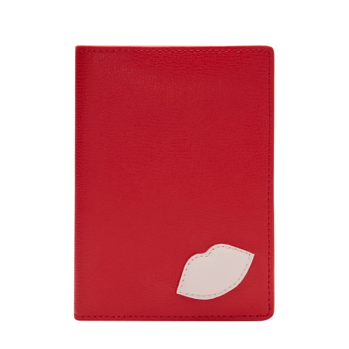 Lulu Red Blush Lips Passport Holder main product photo