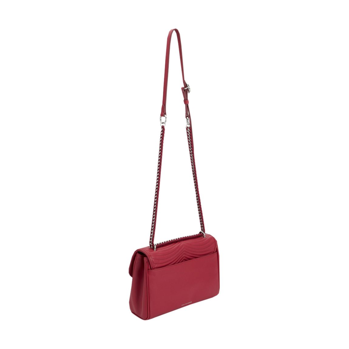 Raspberry Lip Ripple Quilted Leather Brooke Crossbody Bag main product photo