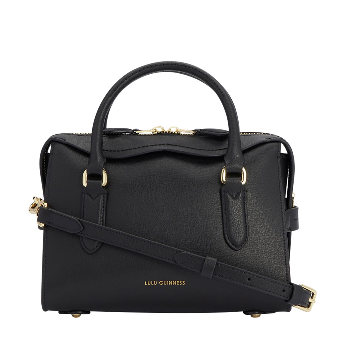 Black Small Leather Dylan Handbag main product photo