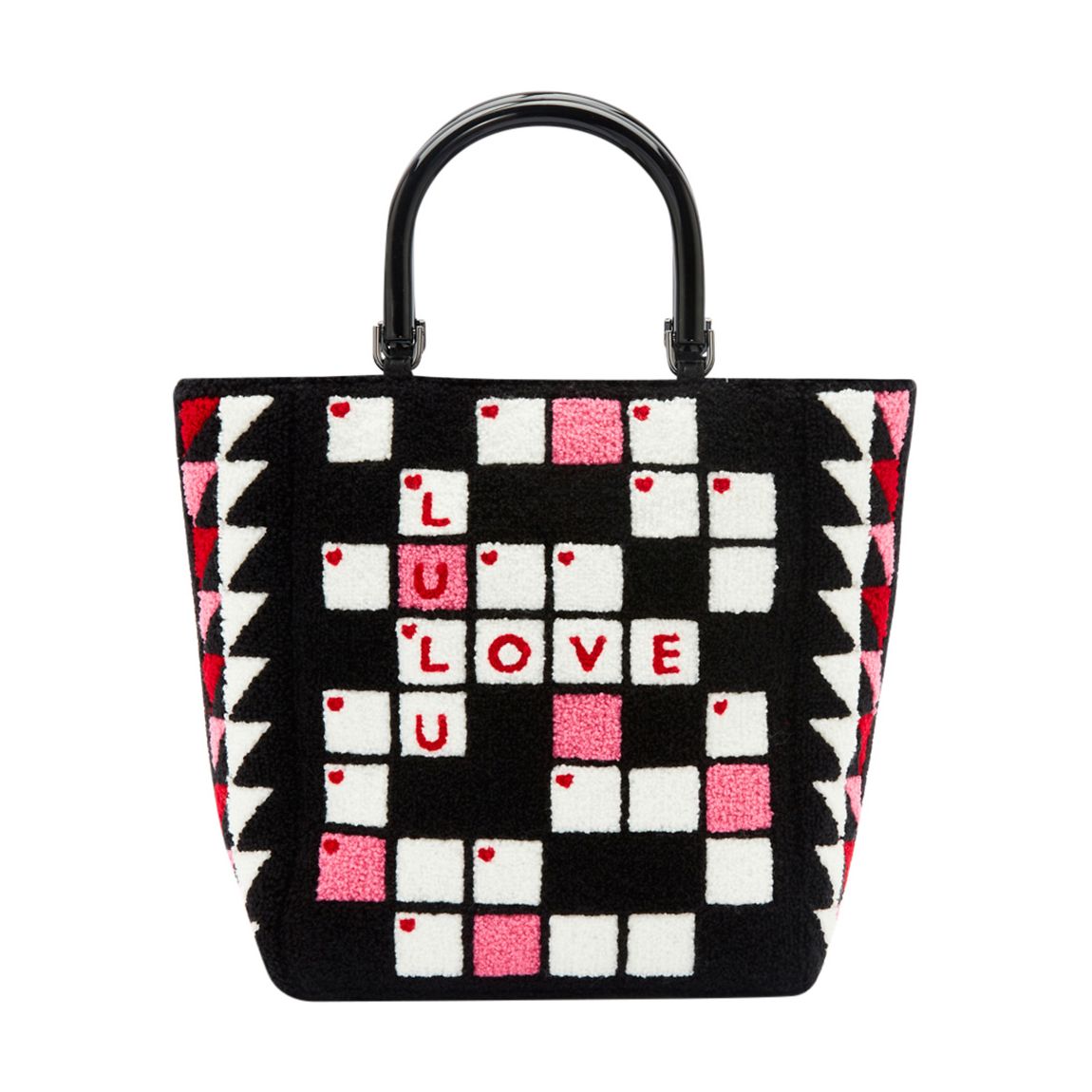 Multi Pink Crossword Bibi Tote main product photo