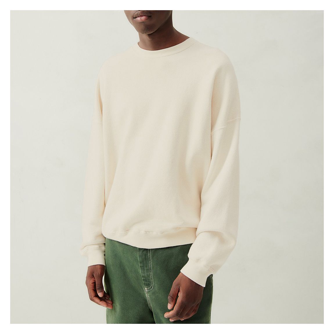 Cream Cotton Sweatshirt main product photo