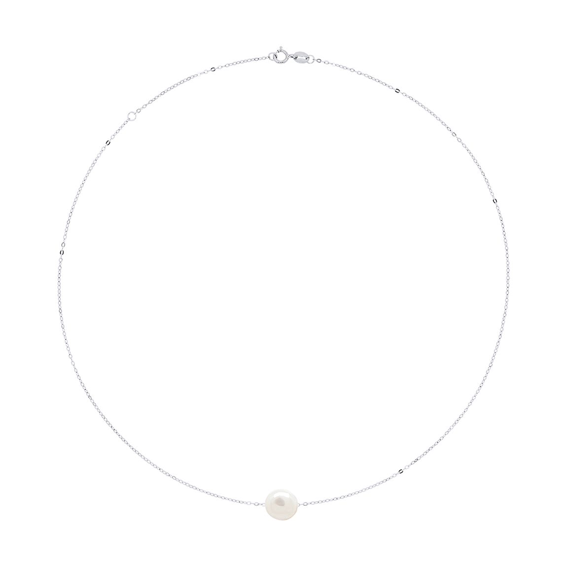 Natural White Freshwater Pearl Necklace main product photo