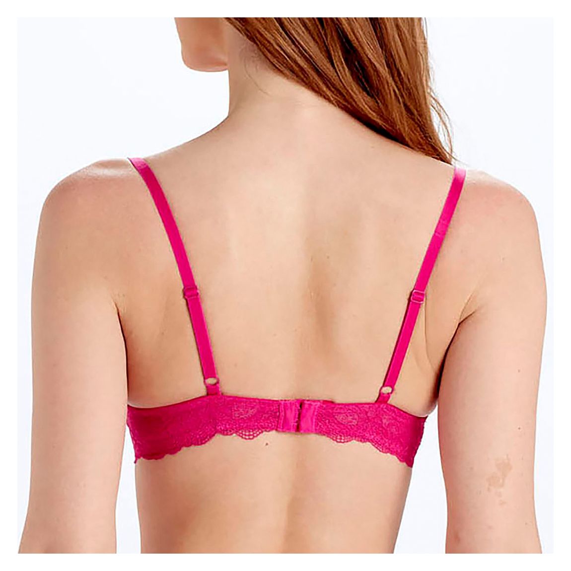 Pink Lola Lace Push Up Plunge main product photo