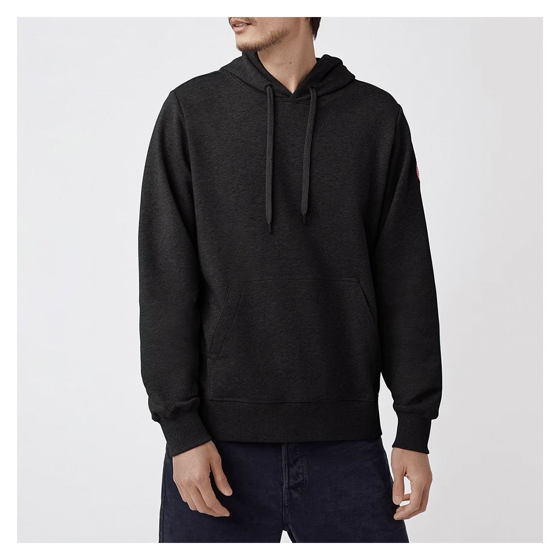 Black Huron Cotton Hoodie main product photo