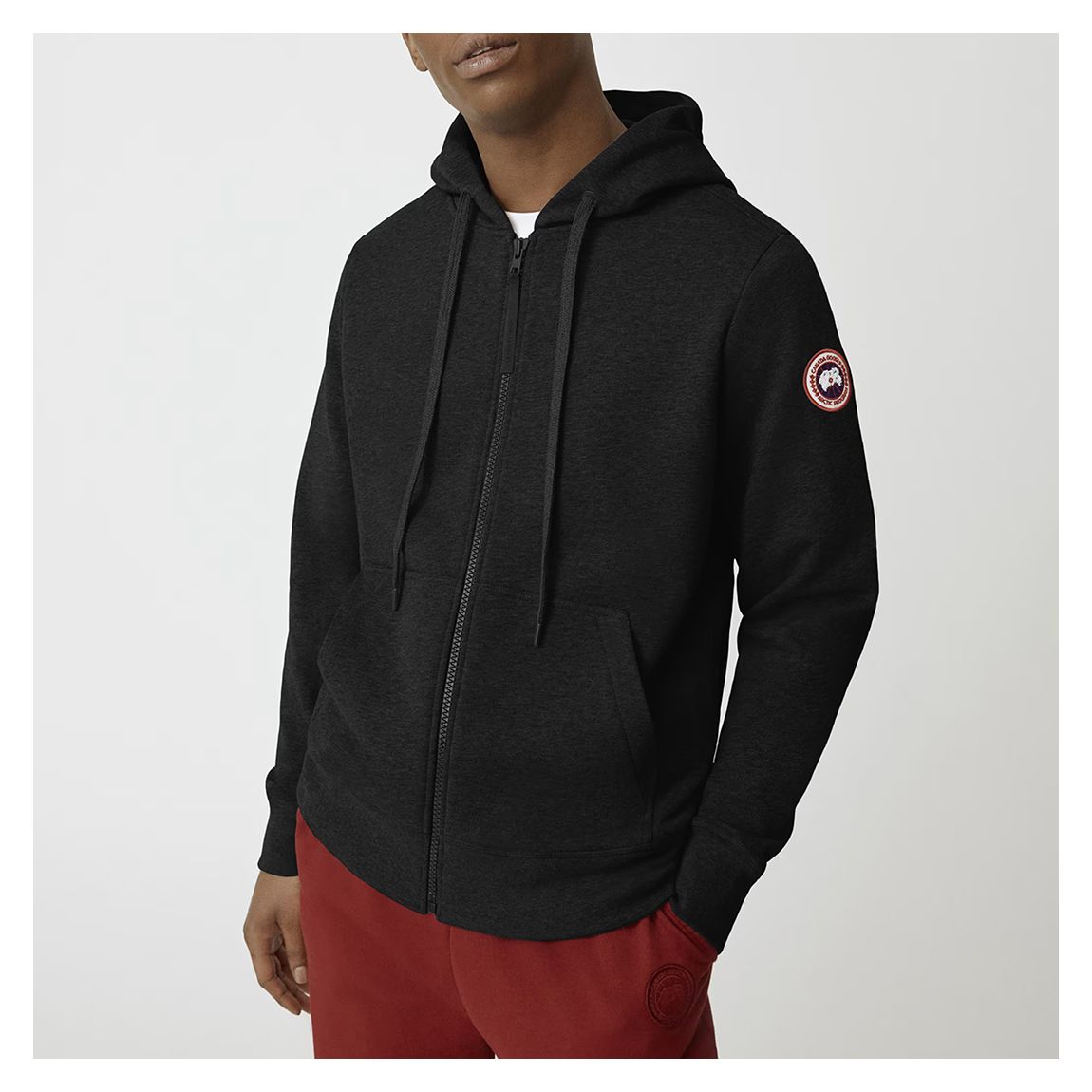 Black Huron Full Zip Cotton Hoodie main product photo
