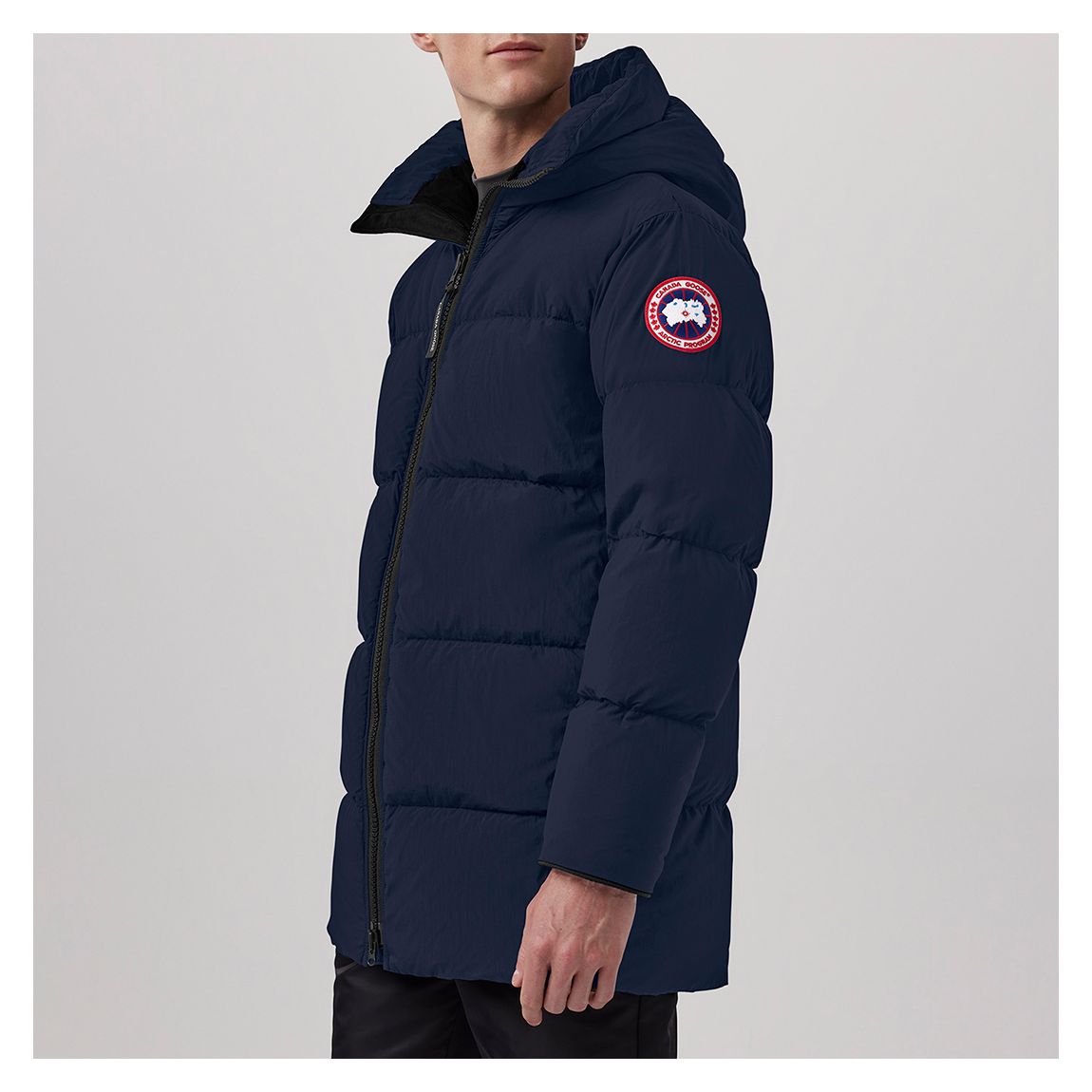 Navy Lawrence Puffer Coat main product photo