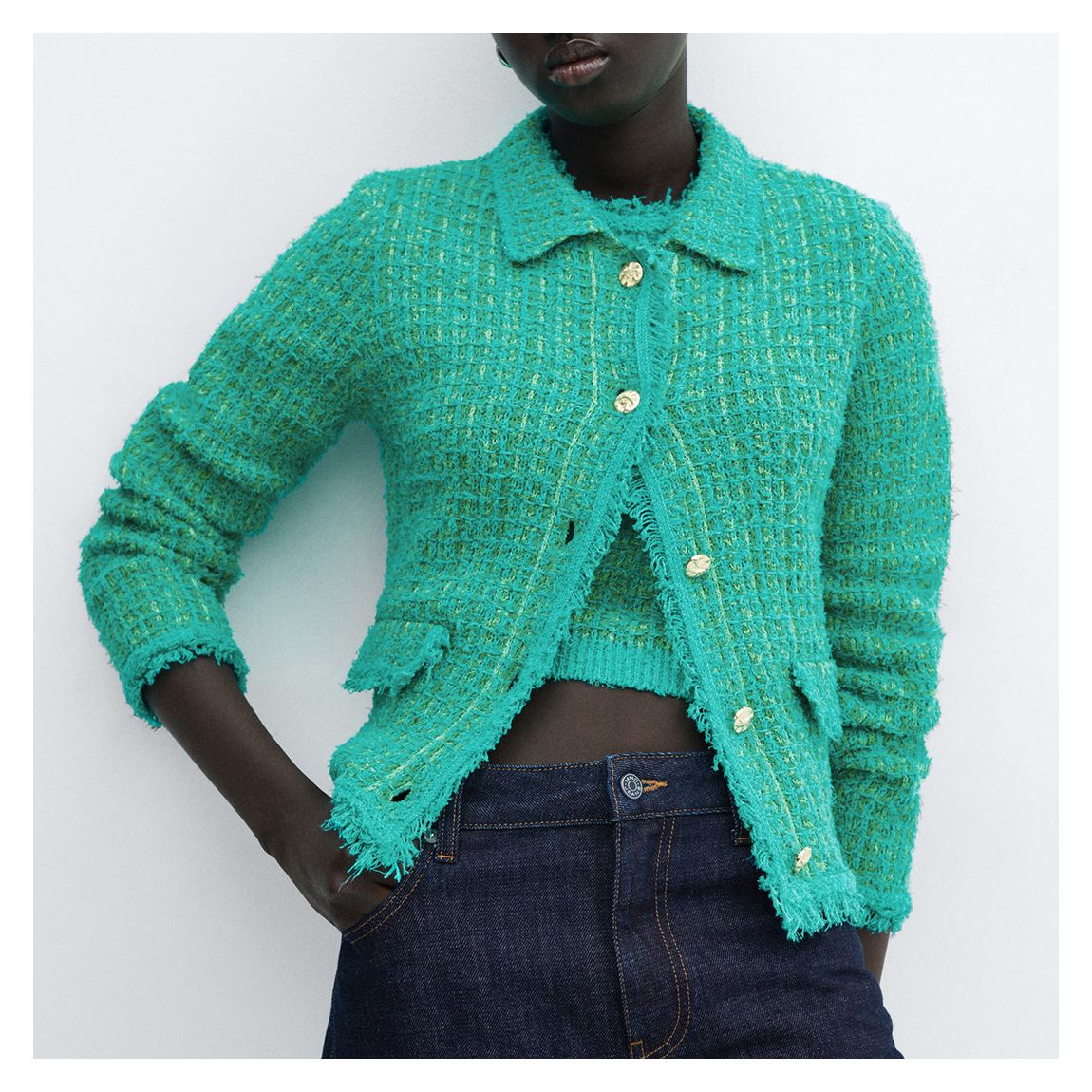 Turquoise Tweed Short Jacket main product photo