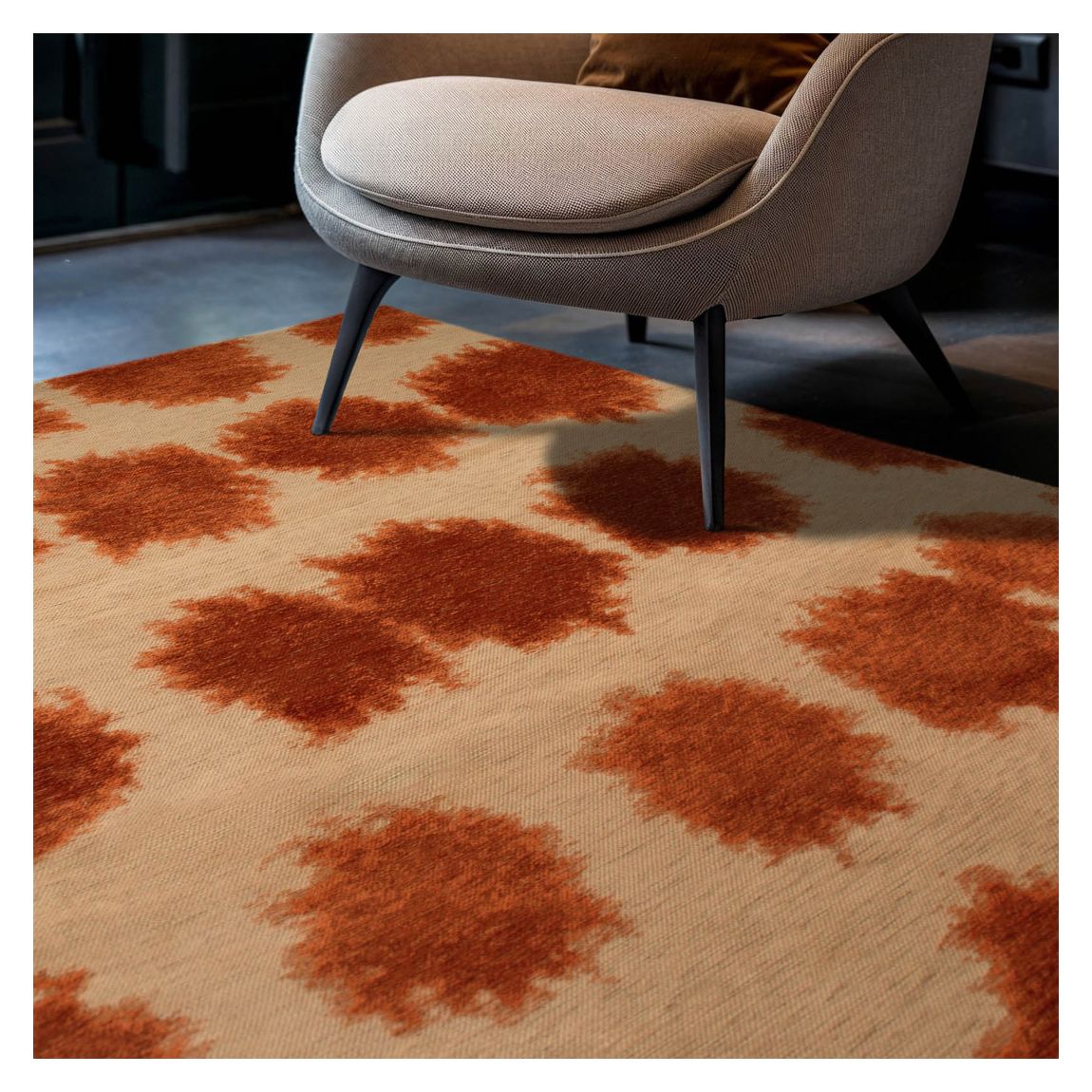Paintball - Bellini 200x280cm Rug, Red main product photo