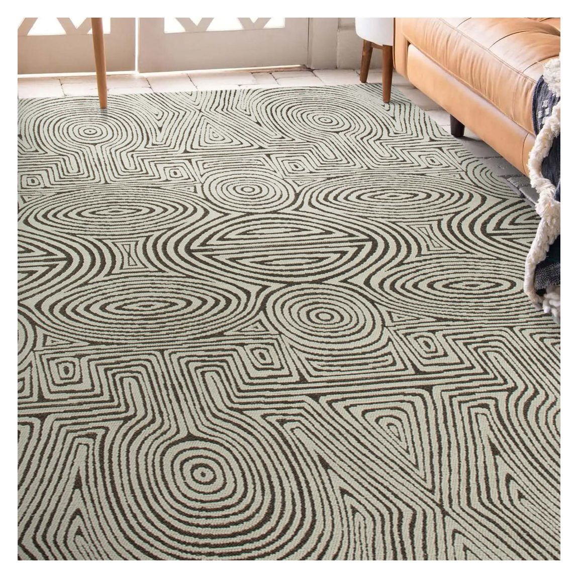 Tabasco - Ebony Ivory 170x240cm Rug, Beige main product photo