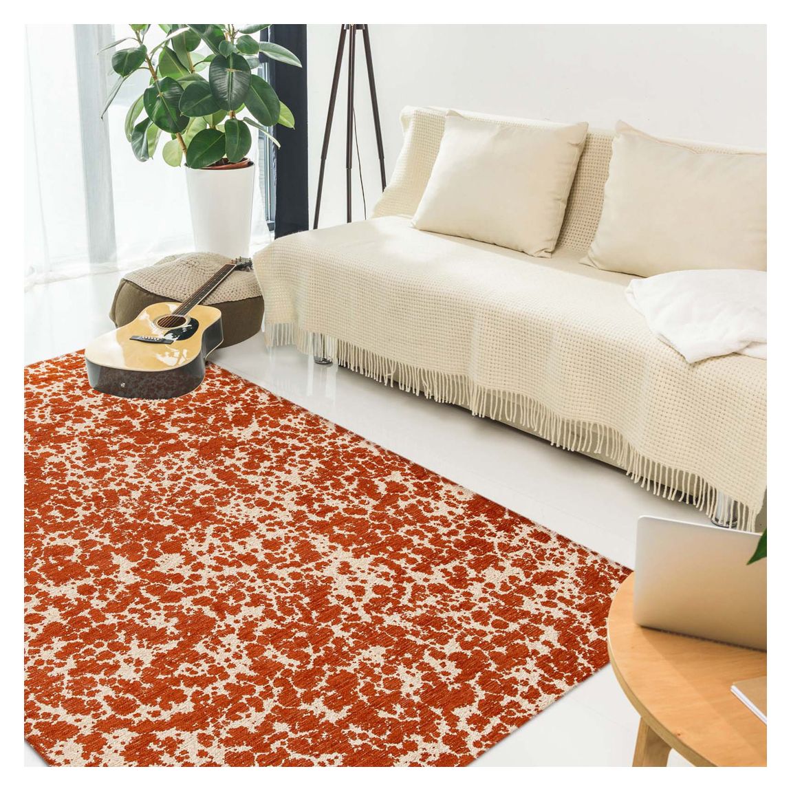 Cloud - Spiced Rice 80x150cm Rug, Red main product photo