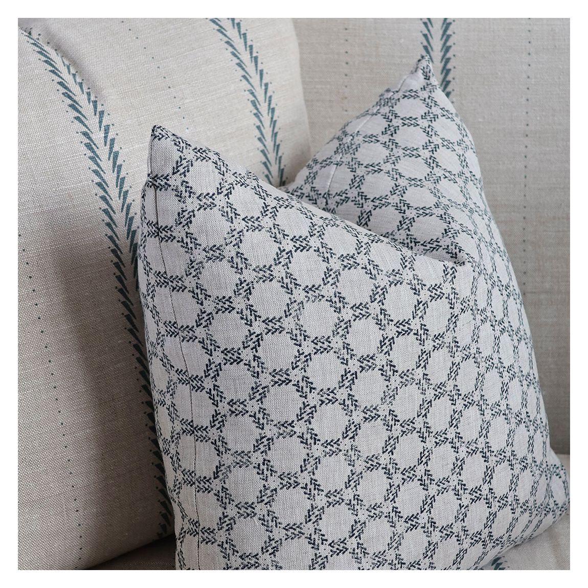 Honeycomb Pacific Cushion, Natural main product photo