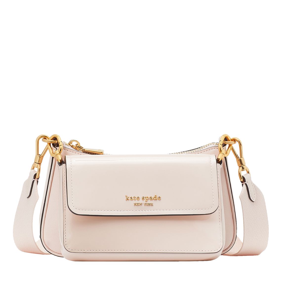 Morning Beach Double Up Patent Leather Double Up Crossbody main product photo