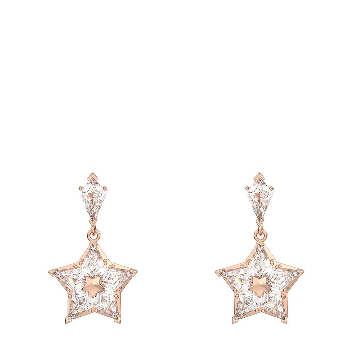 Rose Gold Stella Star Earrings main product photo